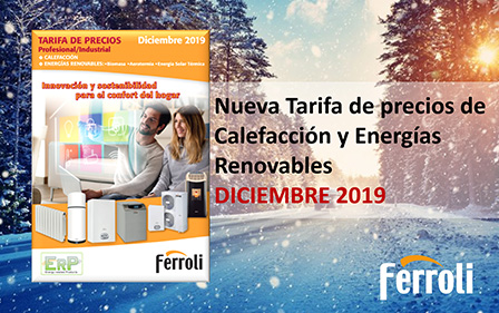 Ferroli nueva tarifa de precios