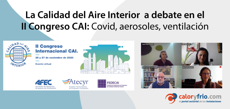 Calidad del Aire Interior a debate en el II Congreso CAI