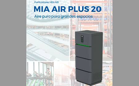 Los purificadores MIA AIR PLUS 20 complementan a los sistemas de ventilación