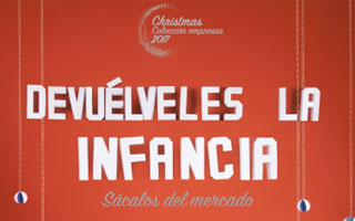 Campaña de Christmas Devuélveles la infancia de Ayuda en Acción