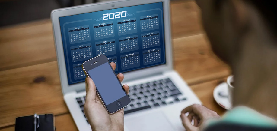 2020 calendario en movil