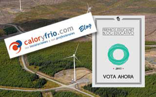 el blog de Caloryfrio.com seleccionado como mejor blog temático de energías renovables