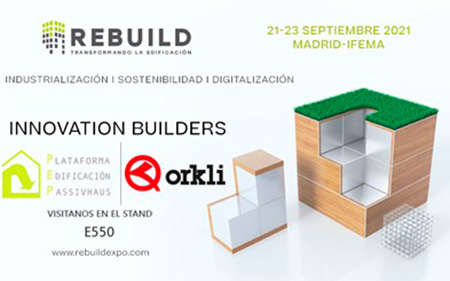 Del 21 al 23 de Septiembre Orkli estará en Ifema en el Stand E550 de la Plataforma de Edificación Passivhaus