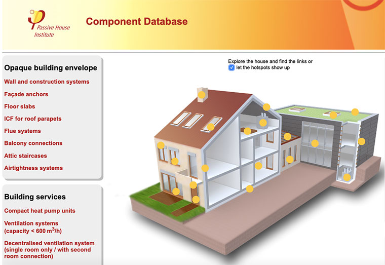 Componentes certificados Passivhaus