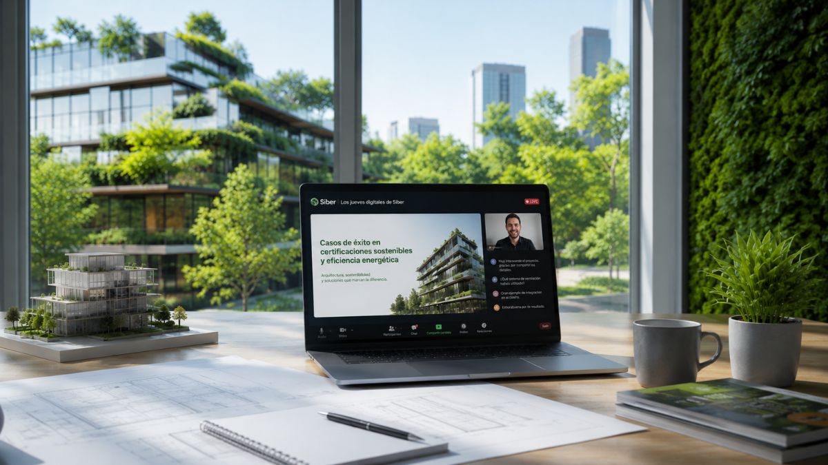 Siber Jueves Digitales webinar formación edificación sostenible VMC BREEAM Passivhaus