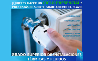 Ciclo presencial grado superior de instalaciones térmicas y fluidos en Xabec