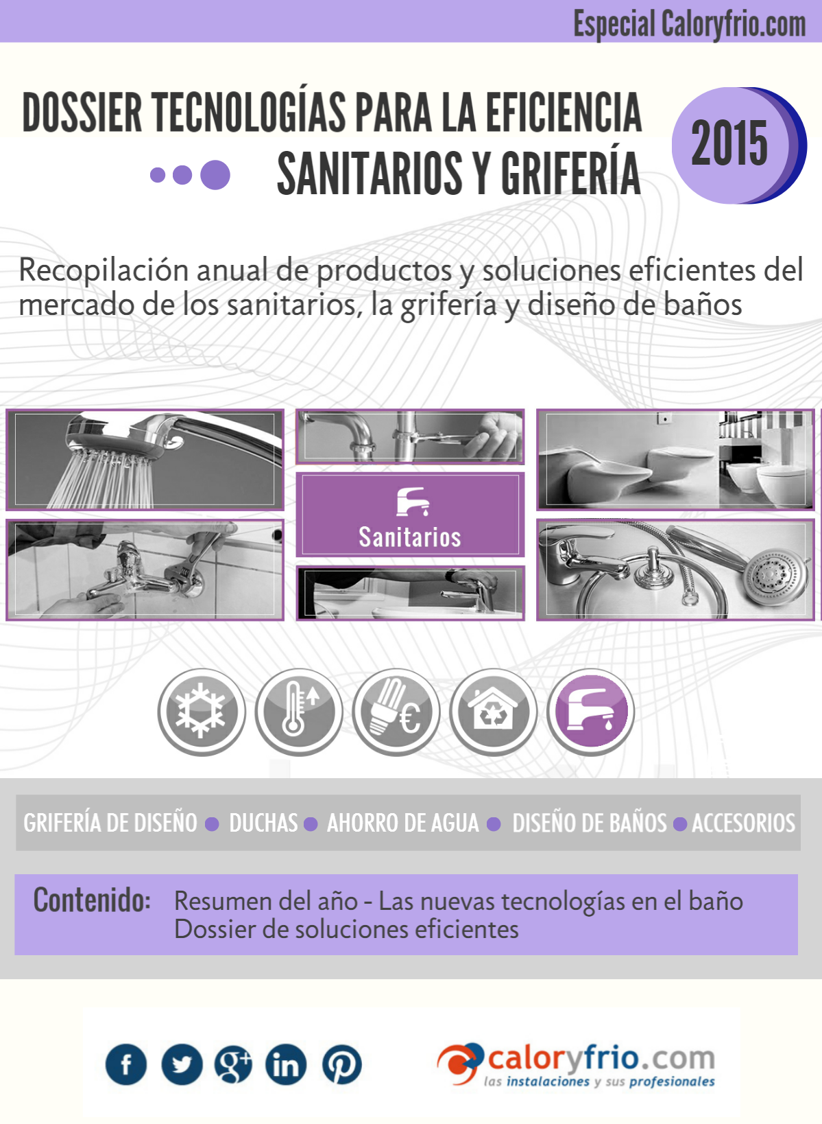 portada dossier especial sanitarios y grifería 2015