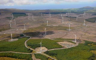 Parque eólico de Iberdrola en Escocia