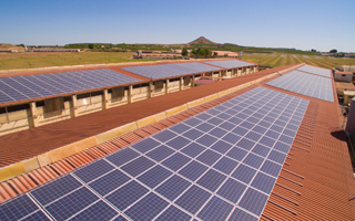 Instalación de energía solar fotovoltaica de Sofos Energía