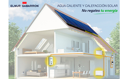 agua caliente calefaccion solar elnur gabarron