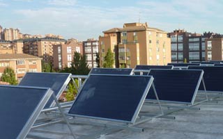 Captadores energía solar térmica