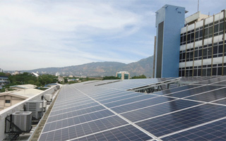 Planta energía solar fotovoltaica Asamblea Legislativa El Salvador