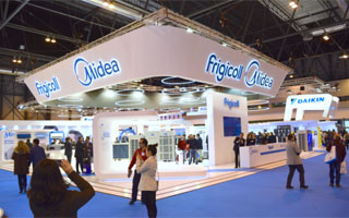 Stand de Frigicoll en la Feria Climatización y Refrigeración 2017