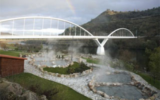 Aguas termales en la ciudad de Ourense