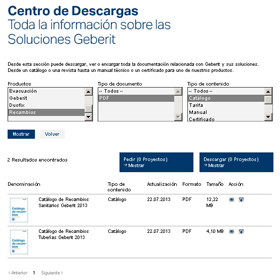 geberit catalogo recambios