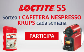 Loctite 55 sortea una cafetera Nespresso Krups cada semana