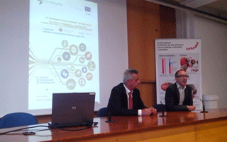 Jornada Bioeconomic Sitges con Sebastiá Parera y el alcalde de Sitges