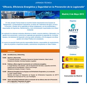 Programa de la jornada AEFYT - AQUA