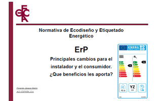 Ponencia sobre Normativa de Ecodiseño y Etiquetado Energético