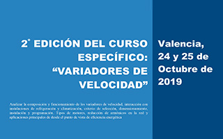 Segunda edición del curso de variadores de velocidad de AEFYT