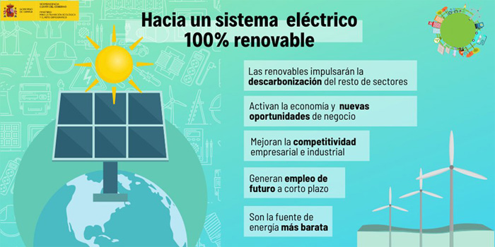 Hacia un sistema eléctrico 100% renovable