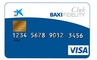 Tarjeta del Club Baxi Fidelity