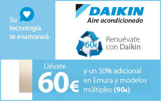 Promoción Renuévate con Daikin aire acondicionado