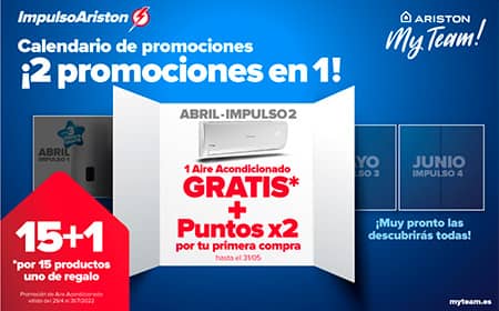 Ariston lanza la Promoción Impulso Ariston 2 de Aire Acondicionado