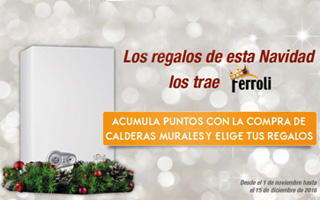 Promoción Navidad calderas Ferroli