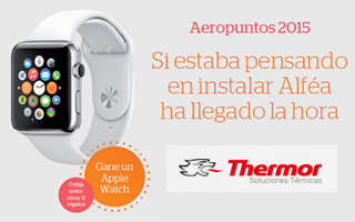 Applewhatch de regalo por la instalación de bomba de calor Alféa de Thermor