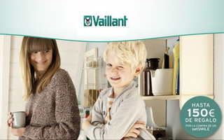 Promoción Vaillant setSMILE 150 euros