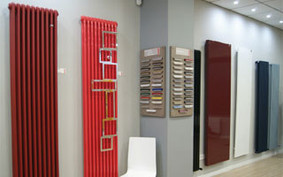 Radiadores de diseño Irsap en el nuevo showroom de Madrid