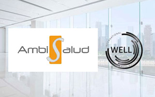 logo ambisalud con acreditación well