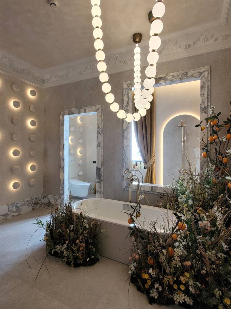 Espacio Jacob Delafon: cuarto de baño «Baño de Azahar» Casa Decor 2024