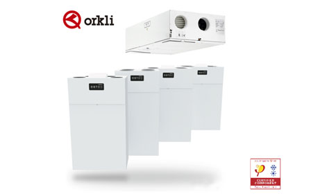 Sistema de ventilación de doble flujo Orkli