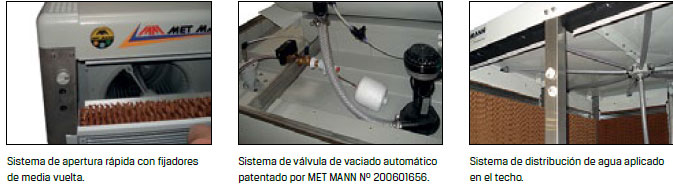 enfriadoras evaporativas metmann