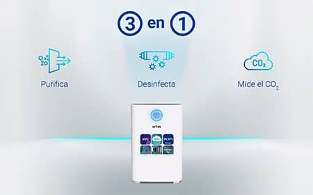 Space Plus de HTW con UVC, elimina hasta el 99,95% de partículas contaminantes