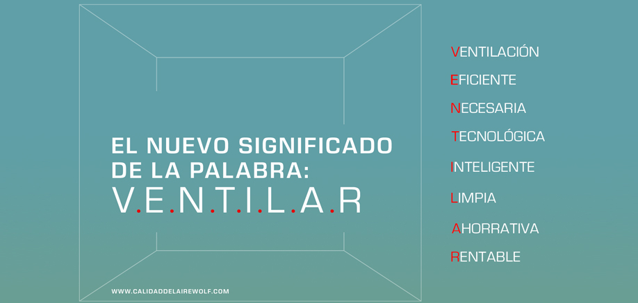 Nuevo significado de ventilar