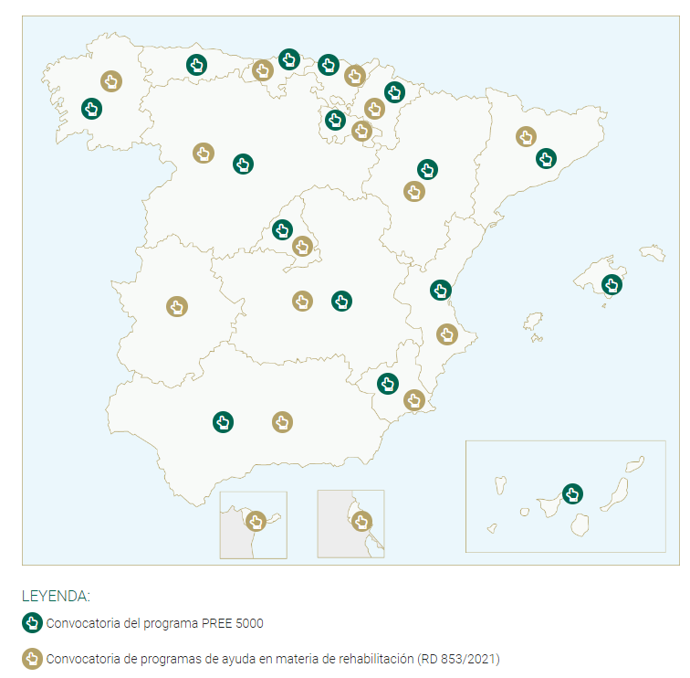 mapa de ayudas a la rehabilitación