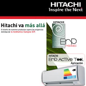 Hitachi herramienta etiqueta energética