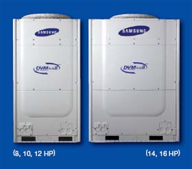 unidades exteriores DVM de Samsung