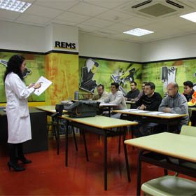 Aula de formación técnicos en instalaciones