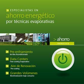 cartel especialistas en ahorro energético